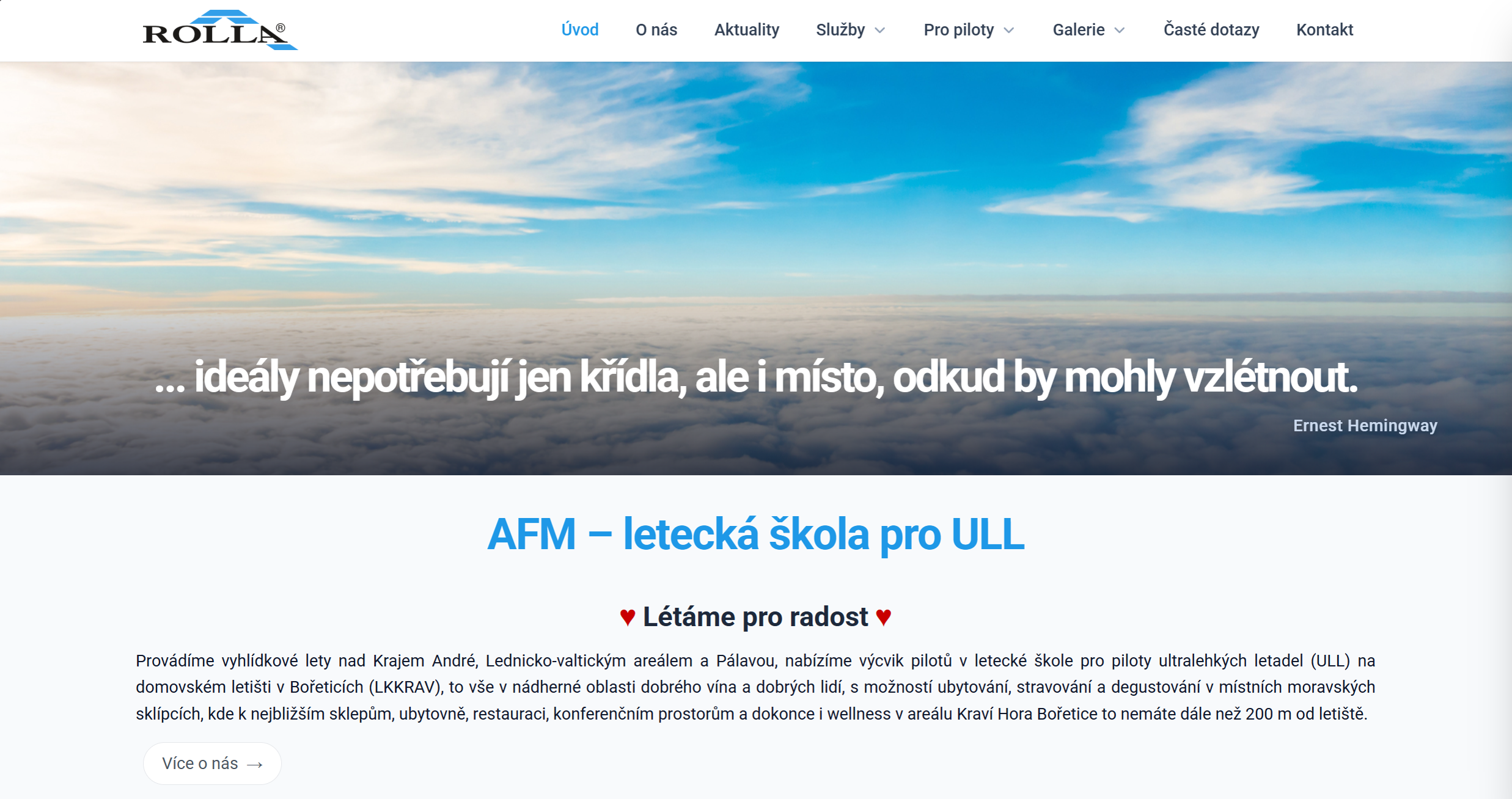 Náhled webu Rolla.cz